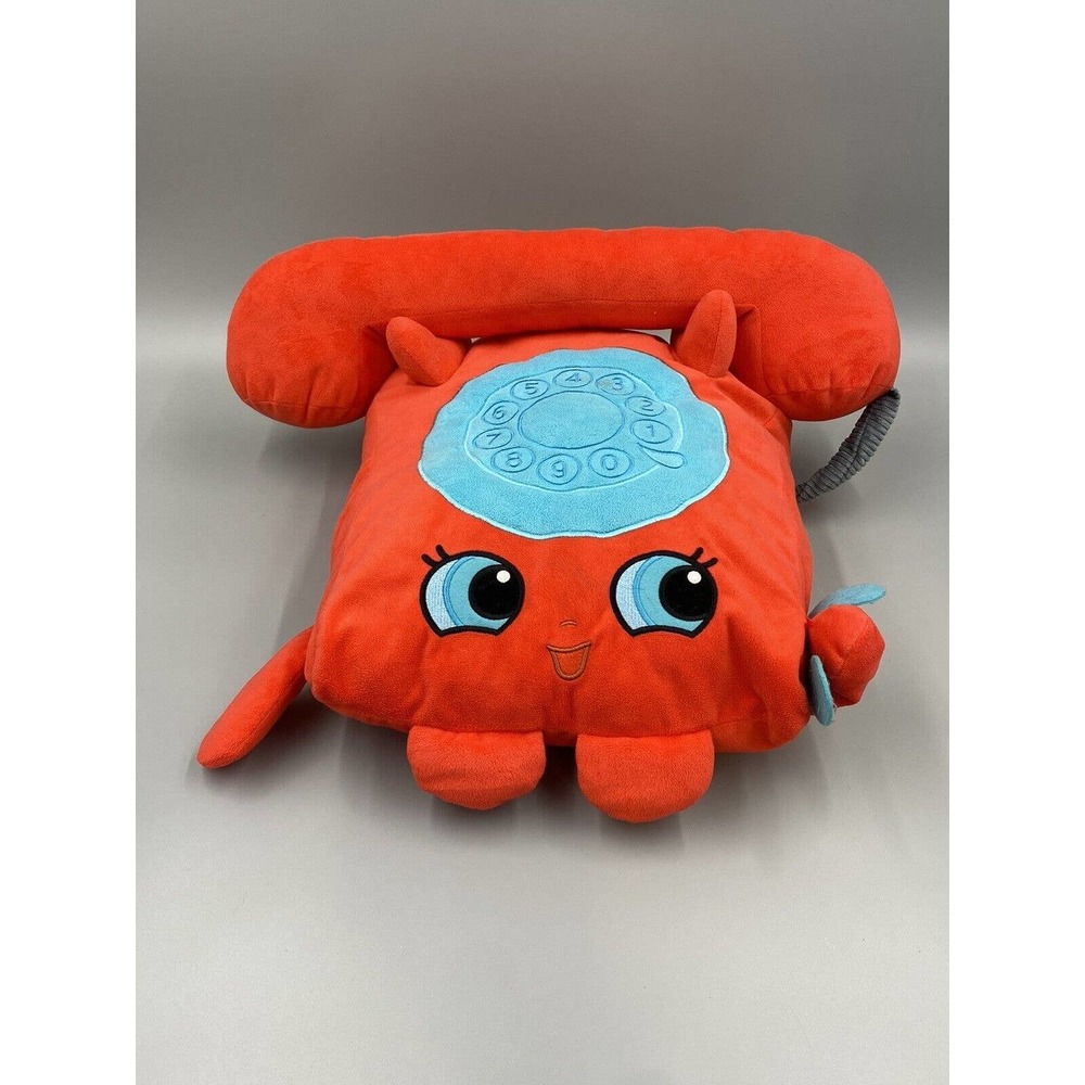 14” Shopkins Red Telephone Plush Moose Enterprises Stuffed Animal 2013
